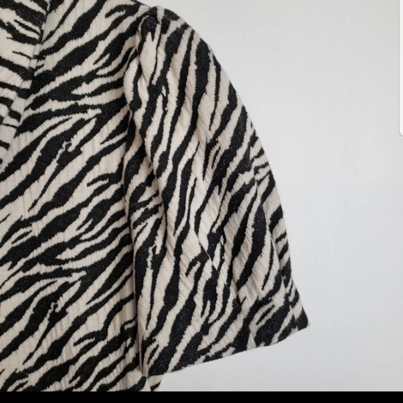Calvin Klein Zebra Print Cowl Neck Dress 12 - Picture 6 of 7